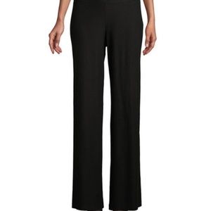 Eileen Fisher Straight Wide Leg Pull On Pants S
